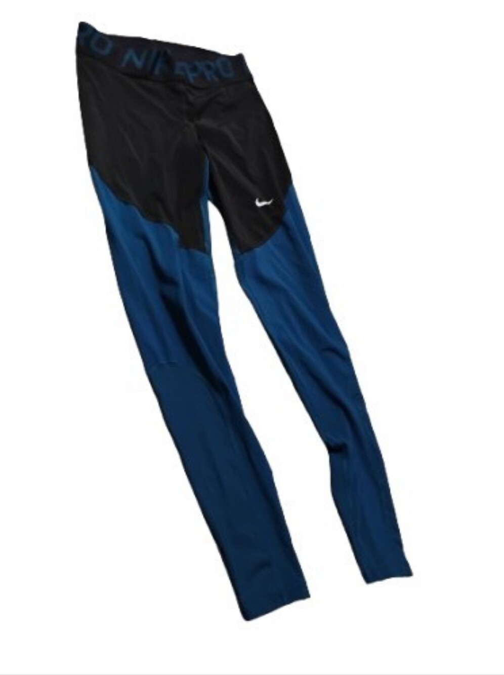 The Nike Pro Tight Fit Colorblock Leggings Tights Athletic Sz M